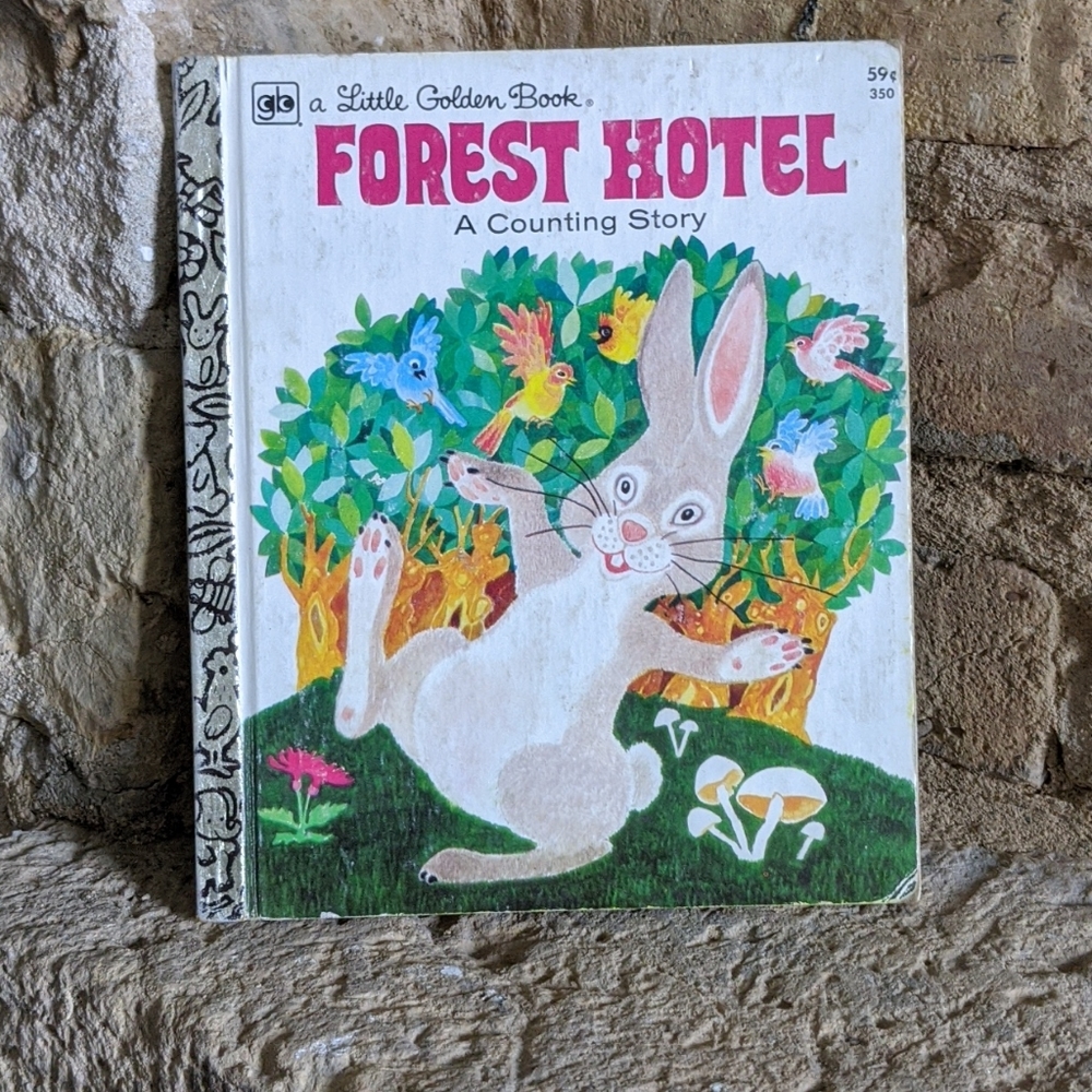 Vintage 1970 "Forest Hotel" Book by  Little Golden Book